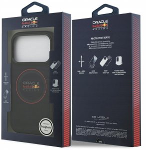 Etui Red Bull Meshed Red Ring & Metal Buttons MagSafe do iPhone 17 Pro granatowy 8