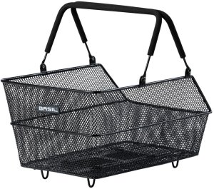 Basil Kosz na tylny bagażnik BASIL CENTO MIK, MIK System (ready to go), Adaptor Plate 2.0 (blokada), stalowy czarny 2