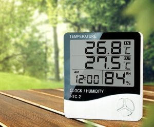 Stacja pogodowa DIGI+ BEZPRZEWODOWA STACJA POGODY TERMO-HIGROMETR ZEWNĘTRZNA SONDA ZEGAR BUDZIK 14