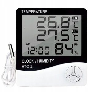 Stacja pogodowa DIGI+ BEZPRZEWODOWA STACJA POGODY TERMO-HIGROMETR ZEWNĘTRZNA SONDA ZEGAR BUDZIK 3