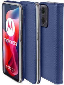 Etui do Motorola Moto G24 |G24 POWER |G04 SMART MAGNET CASE PORTFEL + SZKŁO 6
