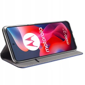Etui do Motorola Moto G24 |G24 POWER |G04 SMART MAGNET CASE PORTFEL + SZKŁO 7