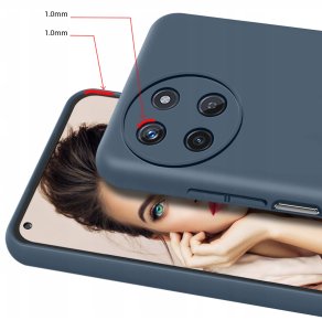 krainaGSM Etui do Realme 11 4G CASE Silicone ELASTYCZNE PLECKI + Szkło 9H 3