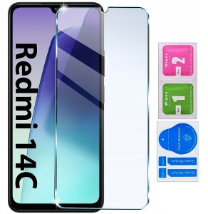 krainaGSM Etui do Xiaomi Redmi 14C SMART MAGNET CASE PORTFEL + SZKŁO OCHRONNE 9H 5