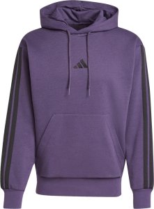 Bluza męska adidas Essentials 3-Stripes Fleece fioletowa JX0740 XL 2