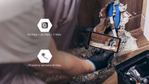 HAMMER Hammer Iron 6 (Black) DS 6.56" IPS TFT 720x1612/2GHz/128GB/6GB RAM/Android 14/microSDXC/WiFi,BT,5G 5