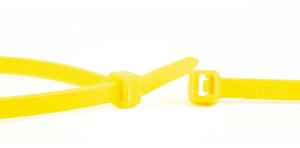 WKK 11032471 opaska kablowa Zwalniana opaska kablowa Plastik, Poliamidowy Żółty 100 szt. 2