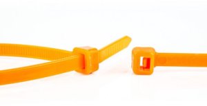WKK 110196371 opaska kablowa Zwalniana opaska kablowa Plastik Pomarańczowy 100 szt. 2