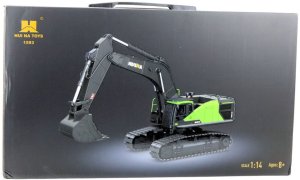 Koparka Gąsienicowa Zdalnie Sterowana RC Huina 1593 Zielona 1:14 4