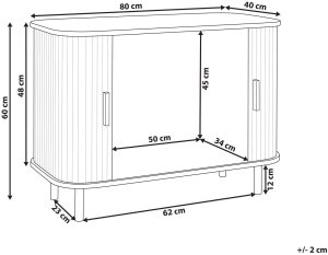 Szafka BRADLEY Czarny 3