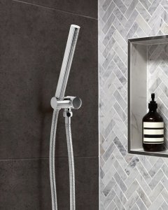 Słuchawka prysznicowa MARFAU Mosiądz Srebrny 2