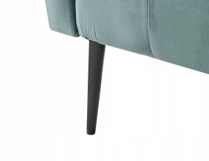 Szezlong NANTILLY Welur Lazurowy 9