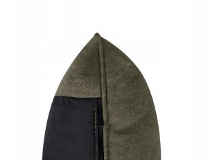 Narożnik dla 3 osób ELVENES Ciemnozielony Prawostronny 13