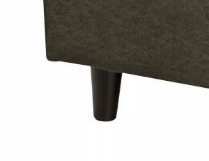 Narożnik dla 3 osób ELVENES Ciemnozielony Prawostronny 15