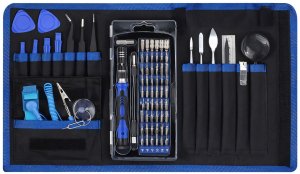 Zestaw wkrętaków śrubokrętów bitów precyzyjnych w etui - 73 el. Zestaw wkrętaków śrubokrętów bitów precyzyjnych w etui - 73 el. 2