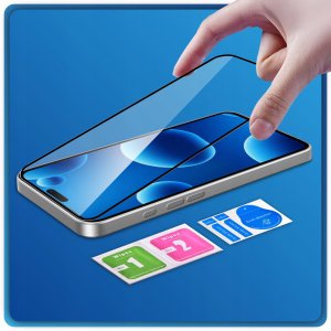 3x SZKŁO HARTOWANE NA CAŁY EKRAN do iPhone 16 Pro | 17 |17 Pro SZYBKA 5D 9H 4