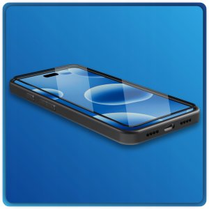 3x SZKŁO HARTOWANE NA CAŁY EKRAN do iPhone 16 Pro | 17 |17 Pro SZYBKA 5D 9H 6