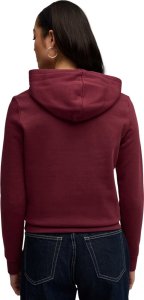 Puma Bluza damska z kapturem kangurka ESS No.1 Logo Hoodie FL bordowa 682389 96 M 4