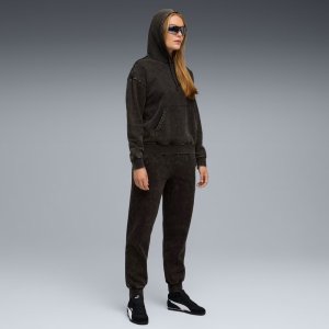 Puma Bluza damska z kapturem kangurka ESS Elevated Relaxed Wash Hoodie czarna 688103 01 M 5