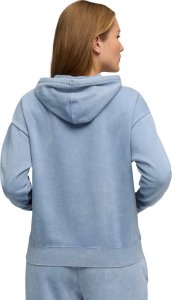 Puma Bluza damska z kapturem kangurka ESS Elevated Relaxed Wash Hoodie niebieska 688103 34 L 4