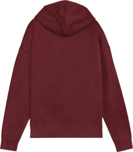 Puma Bluza damska z kapturem kangurka ESS Elevated Relaxed Wash Hoodie bordowa 688103 96 L 3