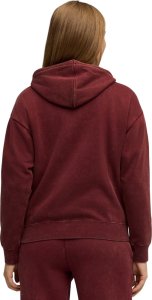 Puma Bluza damska z kapturem kangurka ESS Elevated Relaxed Wash Hoodie bordowa 688103 96 L 4