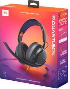 Słuchawki JBL Quantum 250 czarny - słuchawka z mikrofonem JBLQTUM250BLK (1200130022159) 7