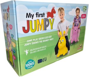 Gerardos toys Gerardo's Toys skacząca zabawka żółty królik GT69458 GT69458 (4743345694584) 2