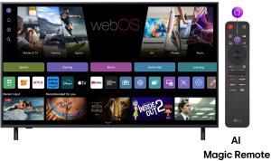 LG QNED82 AI  55''  4K UHD  QNED  melna - Televizors  55QNED82A3B.AEU (8806096353103) 2