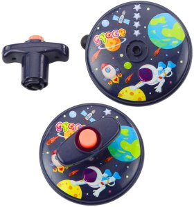 Jokomisiada Kolorowy Świecący Dysk Kosmos Ufo Kręcący Bączek Spinning Top 2