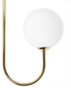 Lampa sufitowa Beliani Lampa sufitowa SHIRE Szkło Biały 8