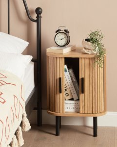 Szafka nocna BRADLEY Brązowy 2