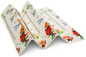 Mata piankowa edukacyjna Żyrafa w Krainie Nauki 180cm x 200cm 2