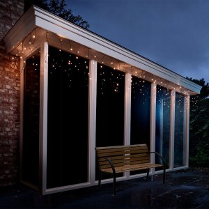 Lumineo curtain steady koristevalosarja ulkokayttoon, 2 x 2 metria 6