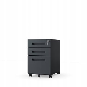 Kontenerek pod biurko KATE 390 x 600 x 500 mm, antracytowy 5