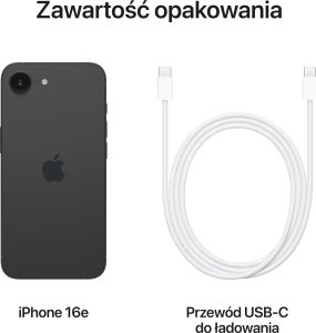 Smartfon Apple  iPhone 16e 5G 8/256GB Czarny  (MD1T4QL/A) 9