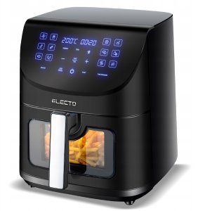 FRYTKOWNICA BEZTŁUSZCZOWA AIR FRYER FRYTOWNICA DUŻA 8L 2000W DUŻA MISA XL 2