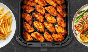 AIR FRYER FRYTKOWNICA BEZTŁUSZCZOWA DUŻA 8L SMART 2000W APLIKACJA MyELECTO 7