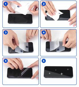 FOLIA PRYWATYZUJĄCA do Moto E30 E40 OCHRONNA PRIVACY ANTI SPY 4