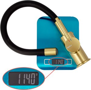 Bateria kuchenna stojąca z elastyczną wylewką, Kolor: złoty 9