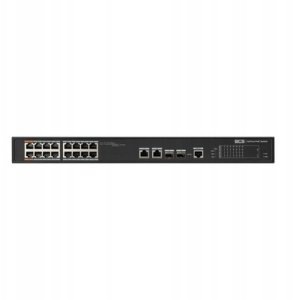 BCS-L-SP1602G-2SFP-M(2) BCS Switch zarządzalny 16x PoE, 2x RJ45, 2x SFP Gigabit 6