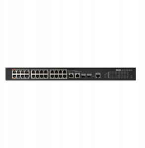 Switch BCS -L-SP2402G-2SFP-M(2) Switch zarządzalny 24x PoE, 2x RJ45, 2x SFP Gigabit 2