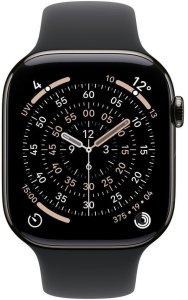 Smartwatch Apple Watch 11 GPS 42mm Jet Black Alu Sport Band S/M Czarny (MEQT4MP-A) 2