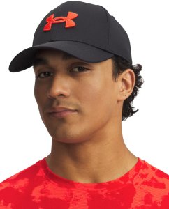 Czapka sportowa Under Armour BLITZING CAP Czarna/Czerwona L/XL 3