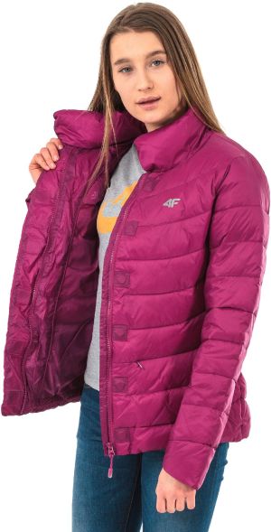 4f Kurtka damska H4Z17-KUD009 fioletowa r. S 3