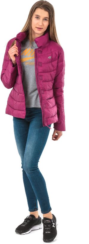 4f Kurtka damska H4Z17-KUD009 fioletowa r. S 4