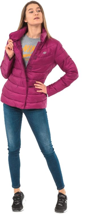 4f Kurtka damska H4Z17-KUD009 fioletowa r. S 7