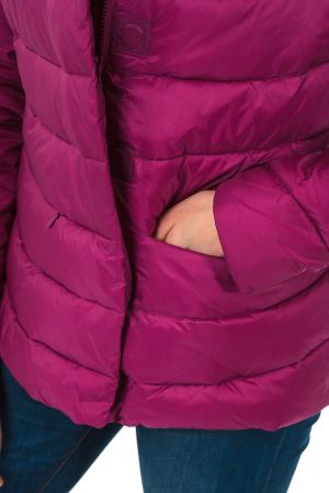 4f Kurtka damska H4Z17-KUD009 fioletowa r. S 12