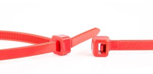 WKK 110226271 opaska kablowa Zwalniana opaska kablowa Plastik, Poliamidowy Czerwony 100 szt. 2