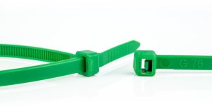 WKK 11032571 opaska kablowa Zwalniana opaska kablowa Plastik, Poliamidowy Zielony 100 szt. 2